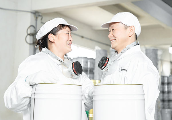 worker smiling care for employee